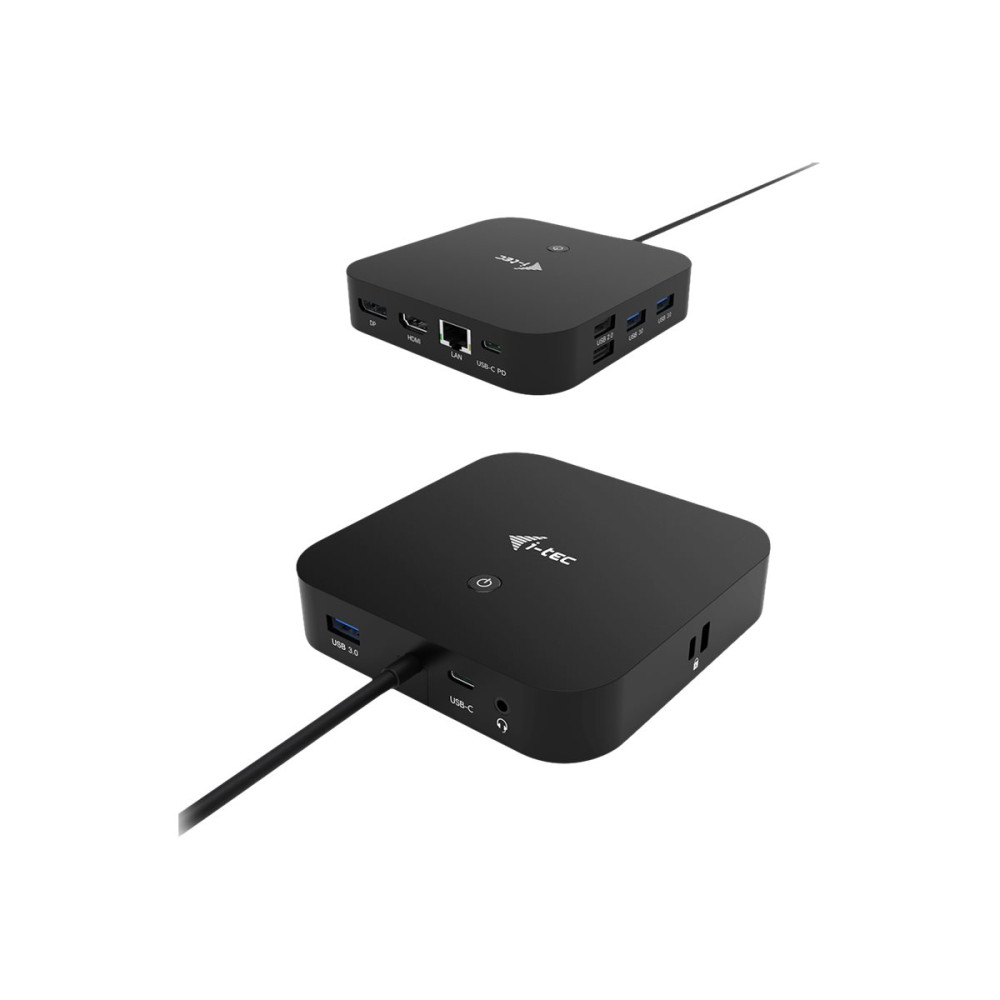 Produktbild för i-Tec - dockningsstation - USB-C 3.1 / Thunderbolt 3 - HDMI, DP++ - 1GbE