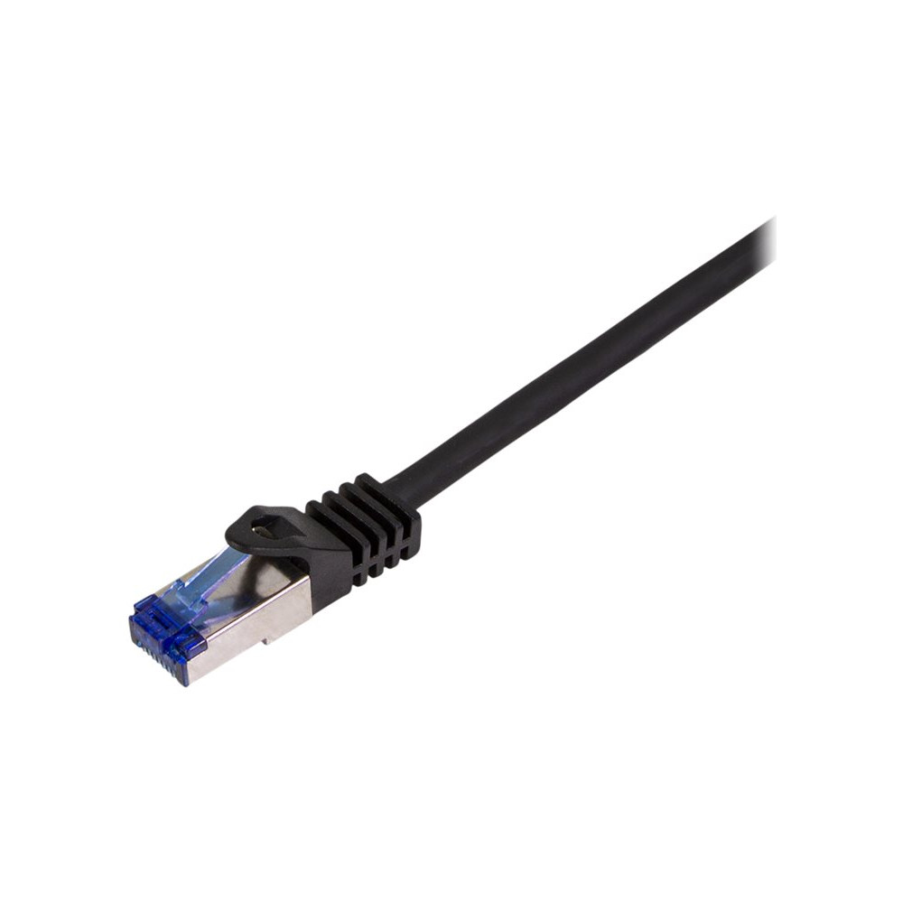 Produktbild för LogiLink Professional Ultraflex - patch-kabel - 50 cm - svart, RAL 9011