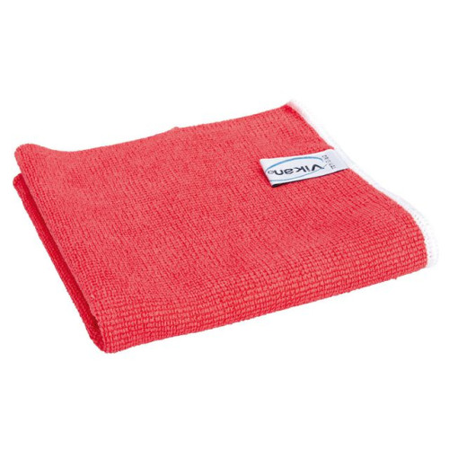 Vikan Microfiberduk VIKAN 32x32cm röd 5/fp