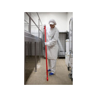 Produktbild för Skaft VIKAN Ultrahygieniskt 130cm röd