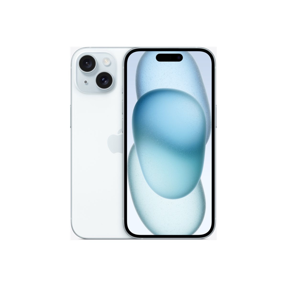 Produktbild för Apple iPhone 15 - blå - 5G smartphone - 128 GB - GSM