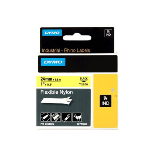 Newell Rubbermaid DYMO RhinoPRO Flexible Nylon - flexibel tape - 1 kassett(er) - Roll (2.4 cm x 3.5 m)
