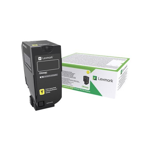 Lexmark International Lexmark - Lång livslängd - gul - original - tonerkassett - LCCP, LRP, Lexmark Corporate