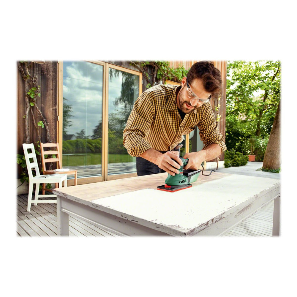 Produktbild för Bosch PSM 200 AES - slipmaskin med flera slipkuddar - 200 W