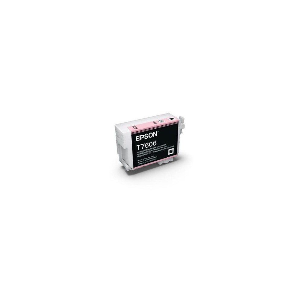 Produktbild för Epson T7606 - intensiv ljus magenta - original - bläckpatron