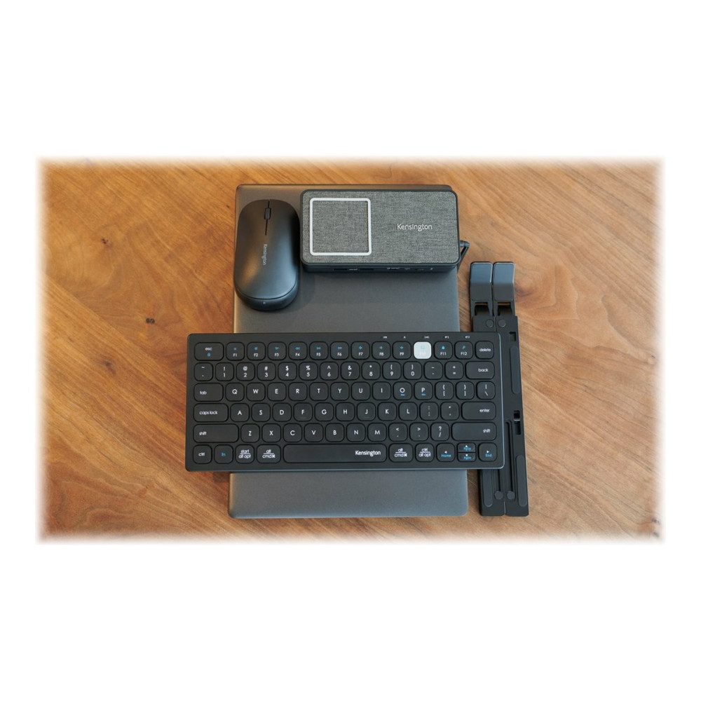 Produktbild för Kensington SureTrack Dual Wireless Mouse - mus - 2.4 GHz, Bluetooth 5.0 LE, Bluetooth 3.0 - svart