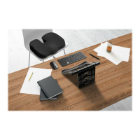 Produktbild för Kensington SureTrack Dual Wireless Mouse - mus - 2.4 GHz, Bluetooth 5.0 LE, Bluetooth 3.0 - svart