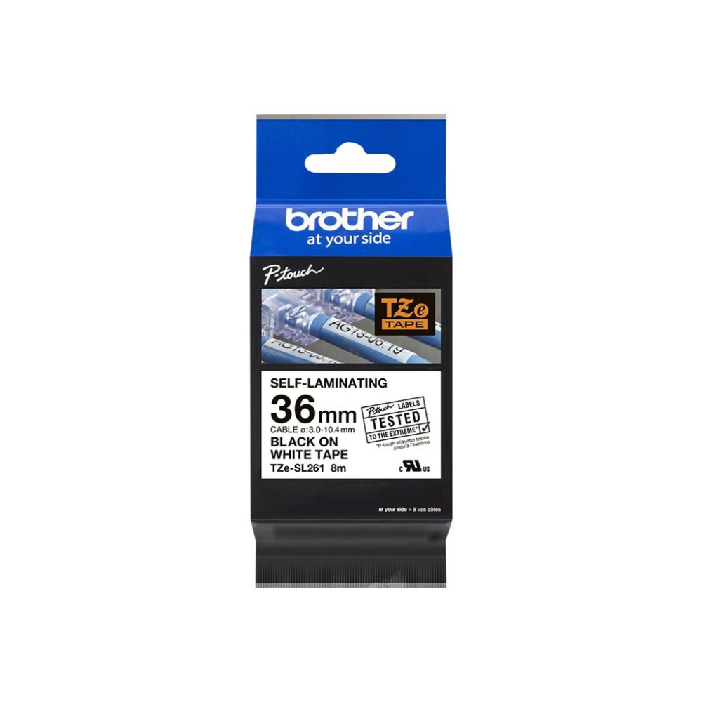 Produktbild för Brother TZe-SL261 - bandlaminat - 1 kassett(er) - Rulle 3,6 cm x 8 m)