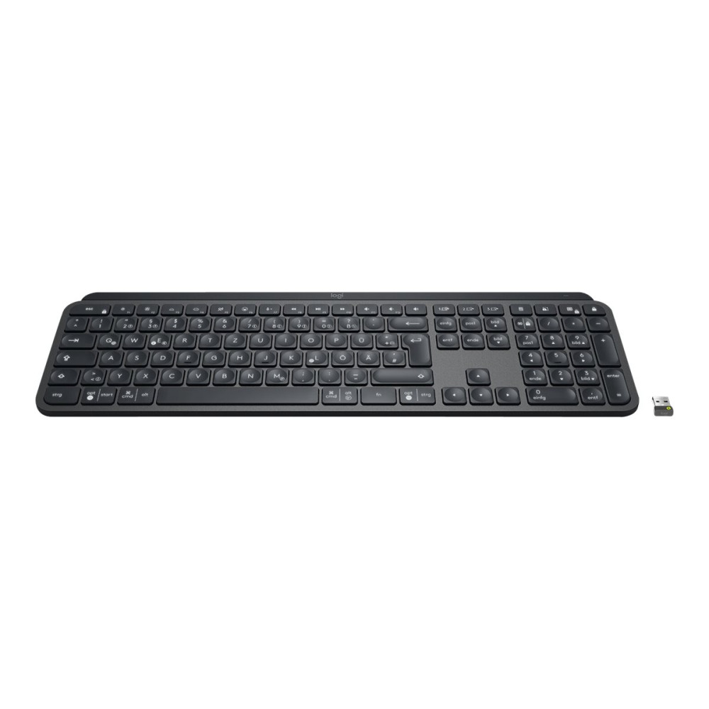 Produktbild för Logitech MX Keys - tangentbord - QWERTZ - tysk - grafit Inmatningsenhet