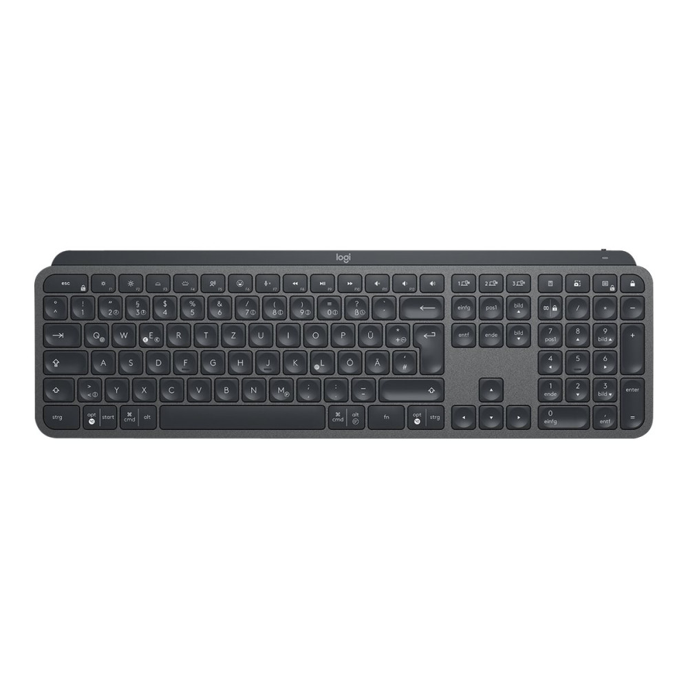 Produktbild för Logitech MX Keys - tangentbord - QWERTZ - tysk - grafit Inmatningsenhet