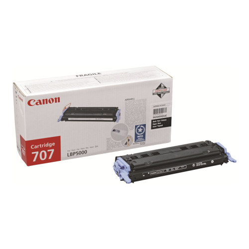 CANON Canon 707 - svart - original - tonerkassett