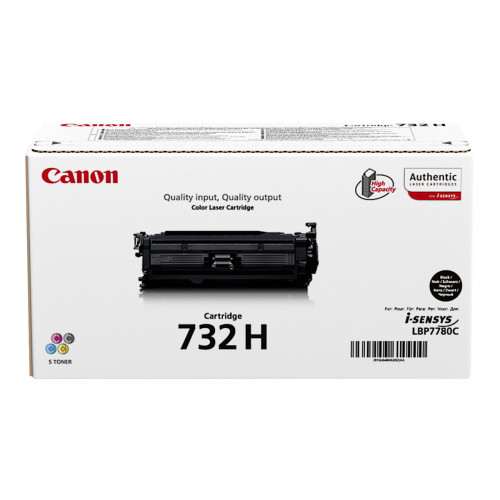 CANON Canon 732 BK H - hög kapacitet - svart - original - tonerkassett