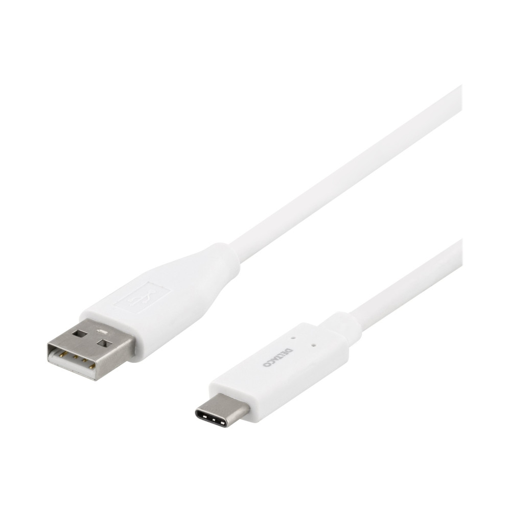 Produktbild för DELTACO USBC-1008M - USB typ C-kabel - USB-C till USB - 50 cm