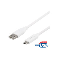 Produktbild för DELTACO USBC-1008M - USB typ C-kabel - USB-C till USB - 50 cm
