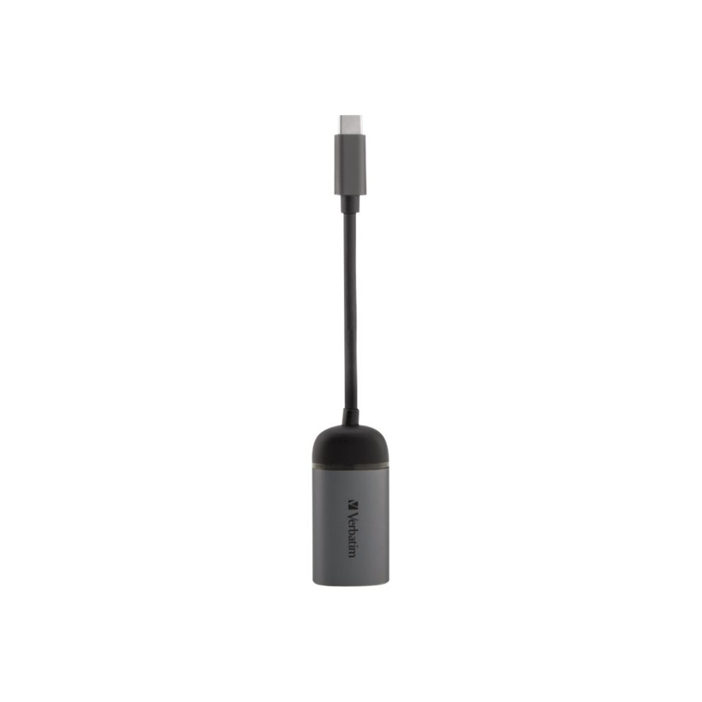 Produktbild för Verbatim - nätverks-/USB-adapter - USB-C - Gigabit Ethernet x 1