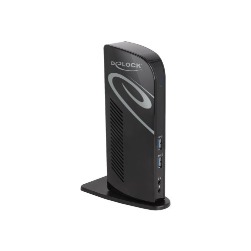 DeLOCK - dockningsstation - USB 3.2 Gen1 - 2 x DP - 1GbE - Adaptrar & Hubbar