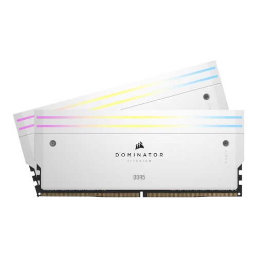Corsair CORSAIR Dominator Titanium RGB - DDR5 - sats - 48 GB: 2 x 24 GB - DIMM 288-pin - 6000 MHz / PC5-48000 - ej buffrad