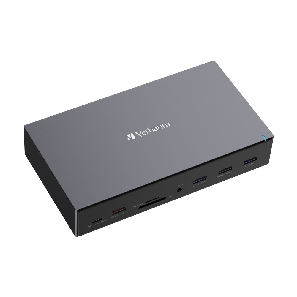 Produktbild för Verbatim Pro - dockningsstation - USB-C - 2 x DP, 3 x HDMI - 1GbE