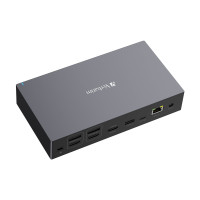 Produktbild för Verbatim Pro - dockningsstation - USB-C - 2 x DP, 3 x HDMI - 1GbE
