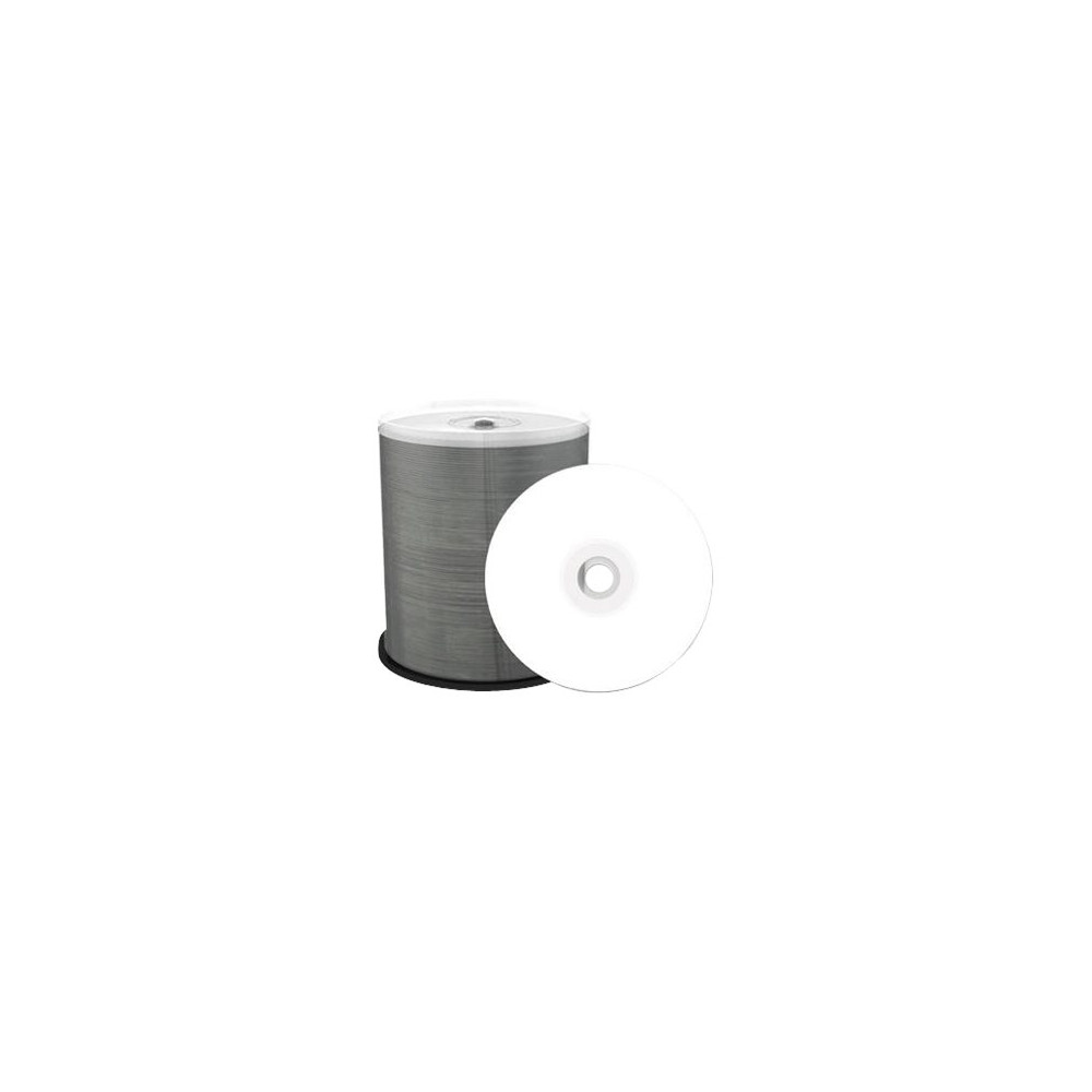 Produktbild för MediaRange Inkjet Fullsurface-Printable - DVD+R x 100 - 4.7 GB - lagringsmedier