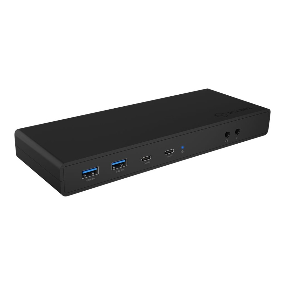 Produktbild för ICY BOX IB-DK2245AC - dockningsstation - USB-C / Thunderbolt 3 - 2 x DP, 2 x HDMI - 1GbE