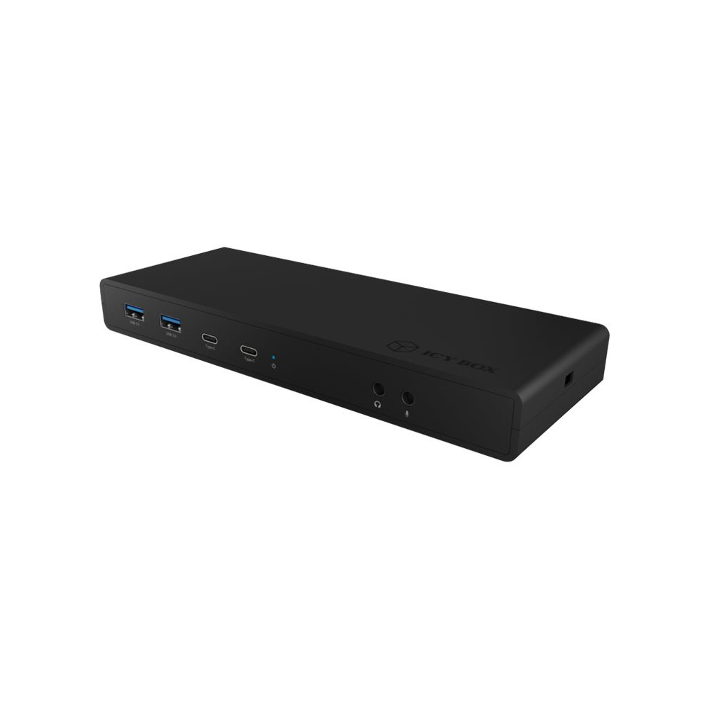 Produktbild för ICY BOX IB-DK2245AC - dockningsstation - USB-C / Thunderbolt 3 - 2 x DP, 2 x HDMI - 1GbE