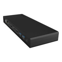 Produktbild för ICY BOX IB-DK2245AC - dockningsstation - USB-C / Thunderbolt 3 - 2 x DP, 2 x HDMI - 1GbE