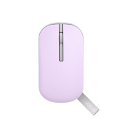 Produktbild för ASUS MD100 - mus - 2.4 GHz, Bluetooth 5.0 LE - lila dimma