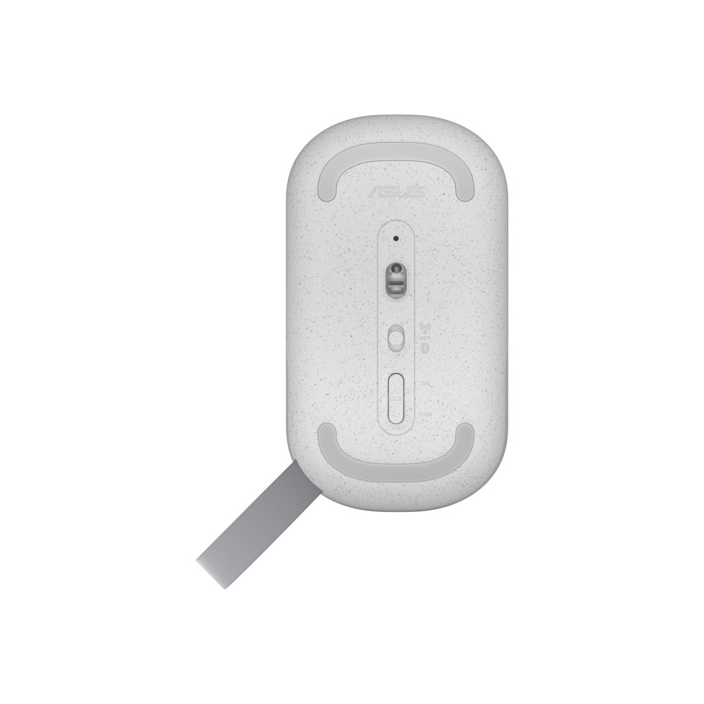 Produktbild för ASUS MD100 - mus - 2.4 GHz, Bluetooth 5.0 LE - lila dimma