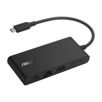 Produktbild för ASUS Dual 4K USB-C Dock - dockningsstation - USB-C - HDMI, USB-C - 1GbE