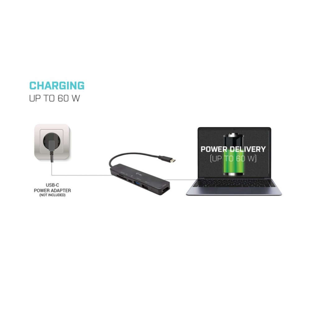Produktbild för i-Tec Travel Easy Dock - dockningsstation - USB-C / Thunderbolt 3 - HDMI