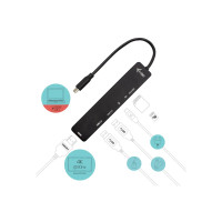 Produktbild för i-Tec Travel Easy Dock - dockningsstation - USB-C / Thunderbolt 3 - HDMI