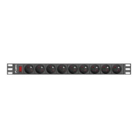 Produktbild för Lanberg PDU-09E-0300-BK - kraftdistributionsenhet - 4000 watt