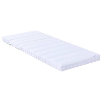 Produktbild för Utbyggbar skummadrass 80 x 200 cm Vit