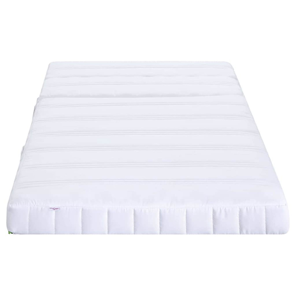 Produktbild för Utbyggbar skummadrass 80 x 200 cm Vit