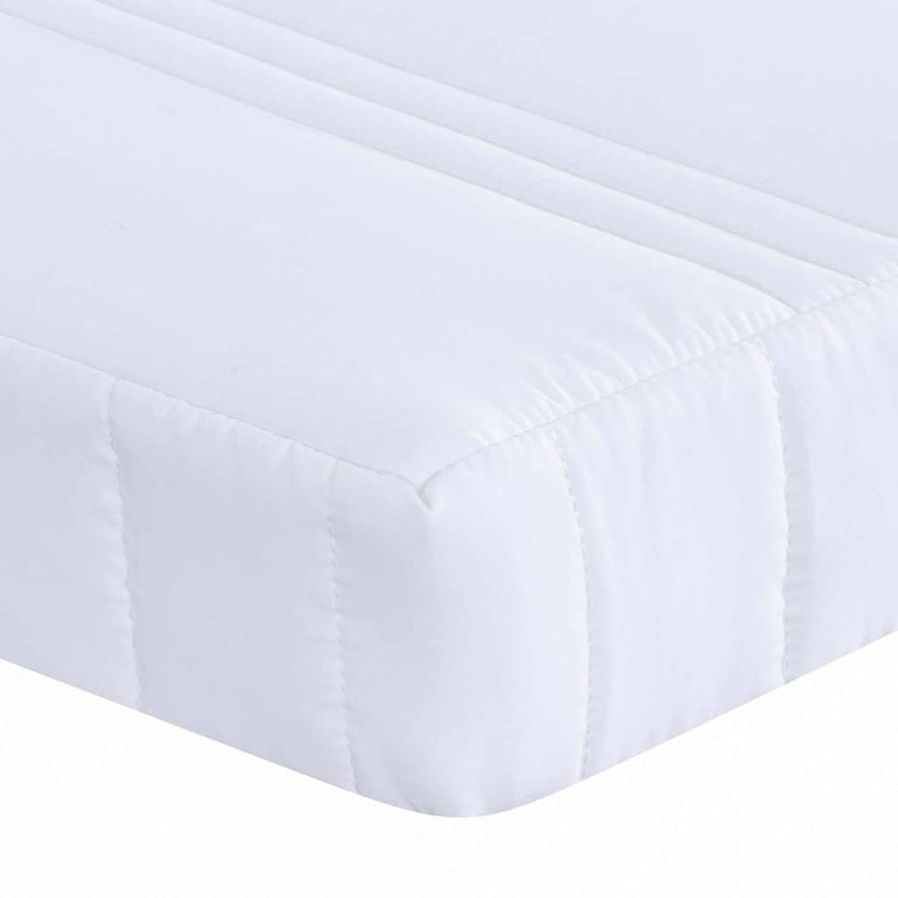 Produktbild för Utbyggbar skummadrass 80 x 200 cm Vit