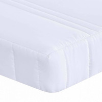 Produktbild för Utbyggbar skummadrass 80 x 200 cm Vit