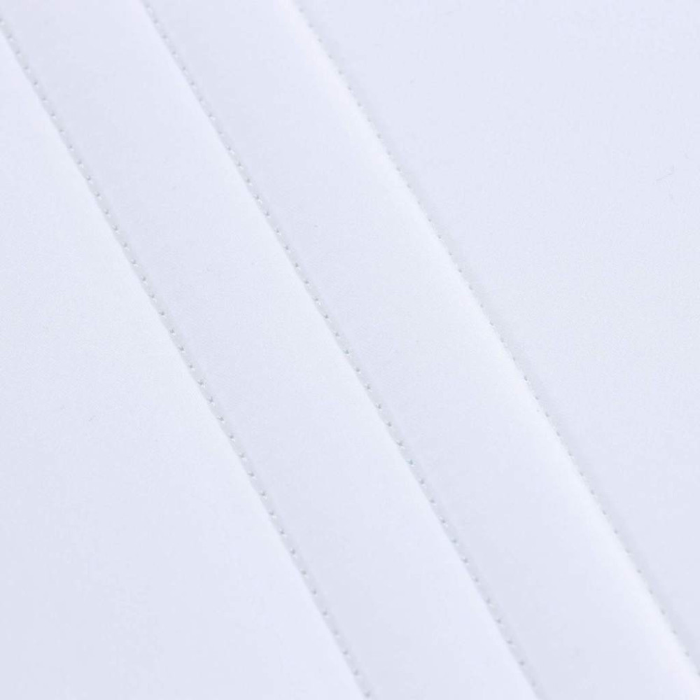 Produktbild för Utbyggbar skummadrass 80 x 200 cm Vit