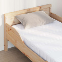 Produktbild för Utvecklingsbar Skummadrass 80 x 200 cm Vit