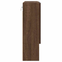 Produktbild för Spegelskåp Väggmonterad Brun Ek 59 x 17 x 55 cm Konstruerat trä