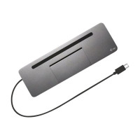 Produktbild för i-Tec USB-C Metal Ergonomic 4K 3x Display Docking Station + Power Delivery - dockningsstation - USB-C / Thunderbolt 3 - VGA, HDMI, DP - 1GbE