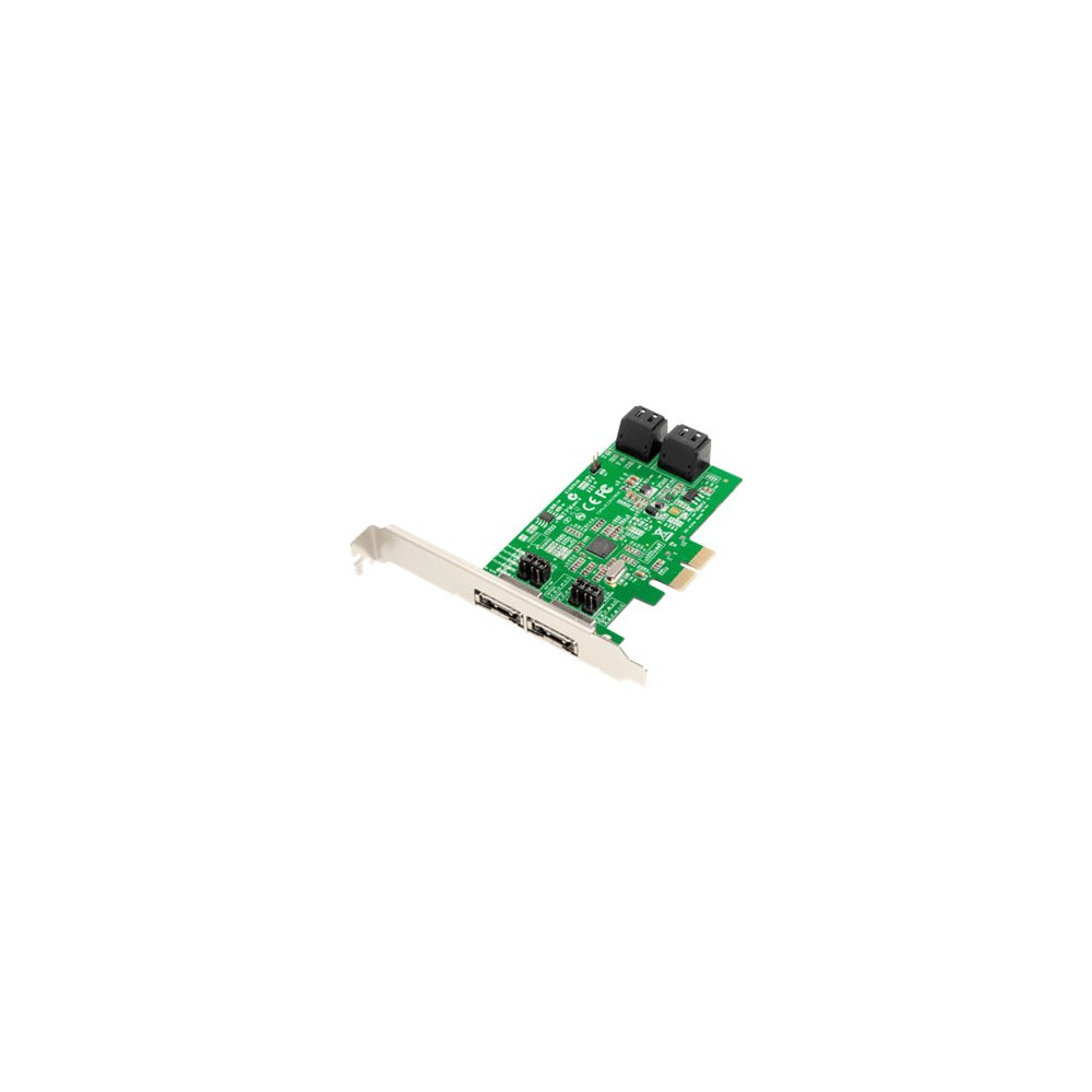 Produktbild för Dawicontrol DC 624e RAID - kontrollerkort (RAID) - SATA 6Gb/s - PCIe 2.0 x2