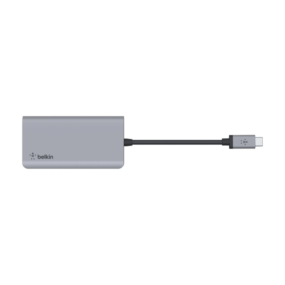 Produktbild för Belkin CONNECT 4-in-1 hubbadapter för flera portar - USB-C - HDMI
