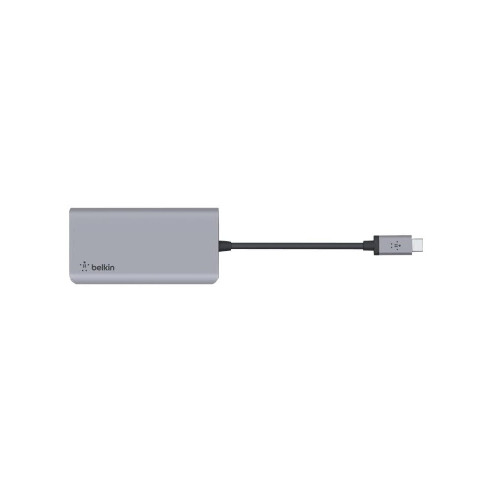 Produktbild för Belkin CONNECT 4-in-1 hubbadapter för flera portar - USB-C - HDMI