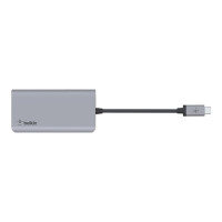 Produktbild för Belkin CONNECT 4-in-1 hubbadapter för flera portar - USB-C - HDMI