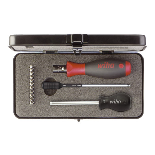 Wiha Wiha TorqueVario-S 2852 - handtag till precisionsmomentdragare med bits - 13 delar