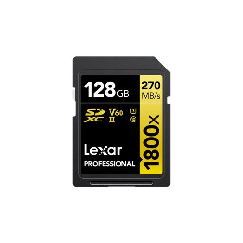 LEXAR Lexar Professional GOLD Series - flash-minneskort - 128 GB - SDXC UHS-II