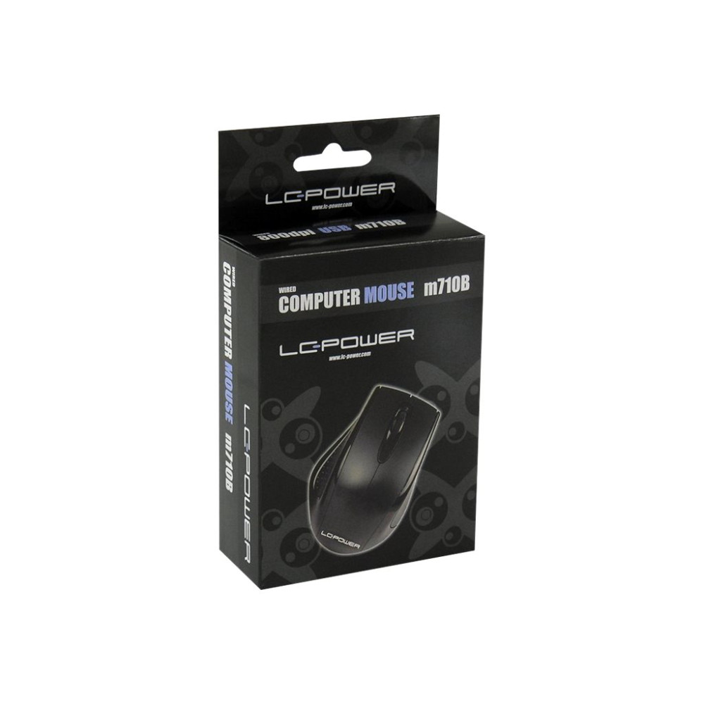 Produktbild för LC Power M710B - mus - USB - svart