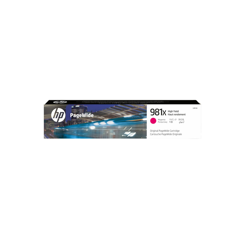 Produktbild för HP 981X - Lång livslängd - magenta - original - PageWide - bläckpatron