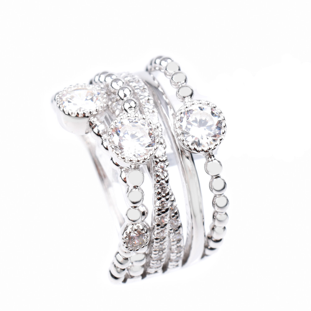 Produktbild för DIAMONFIRE 6117801082165 - Ring Dam (16,5)